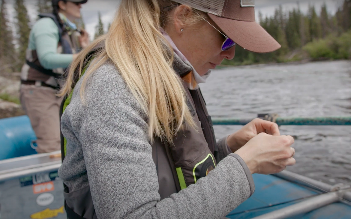 Gill Gillian Steele Fishing on Anchored Outdoors